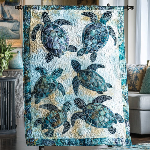 Turtle Ocean Is Calling WU2810008CL Quilt