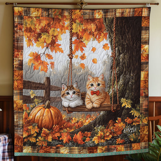 Cat Autumn WX1712008CL Quilt