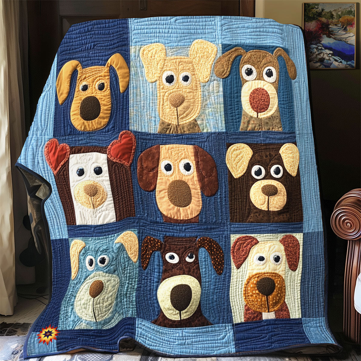 Dog Lover YR2512010CL Quilt