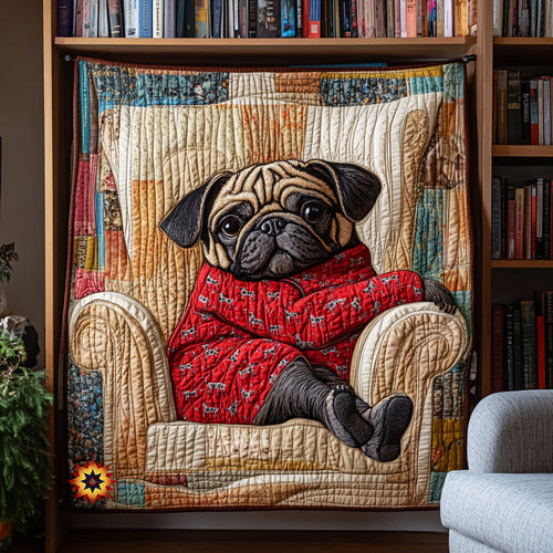 Lazy Pug WX0711029CL Quilt