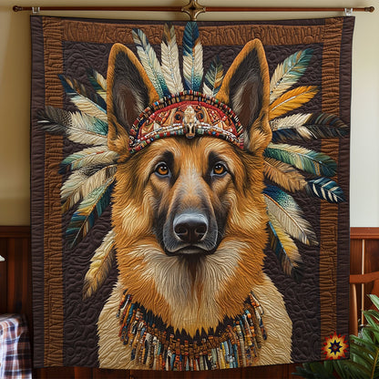 Native American Dog WY1811044CL Quilt