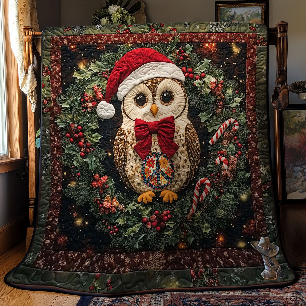 Winter Owl Wonderland WN2911007CL Quilt