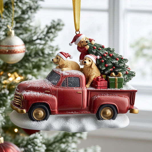 Triple Golden Delivery LT3010020CL Christmas Ornament