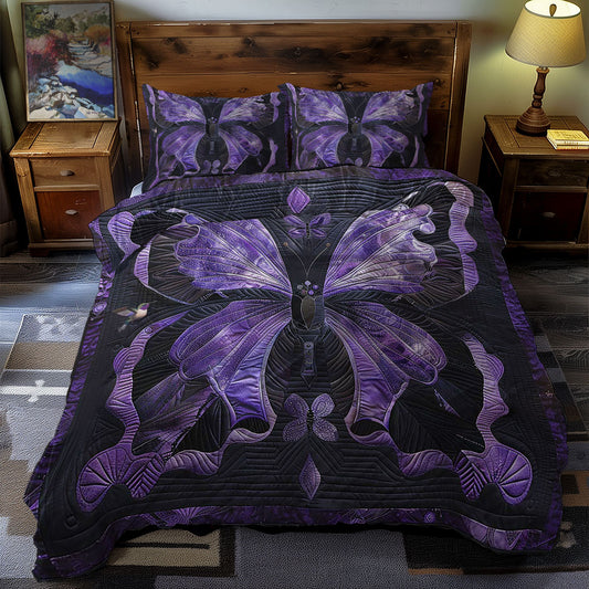 Midnight Butterfly Dance WN0710086CL Duvet Cover Set