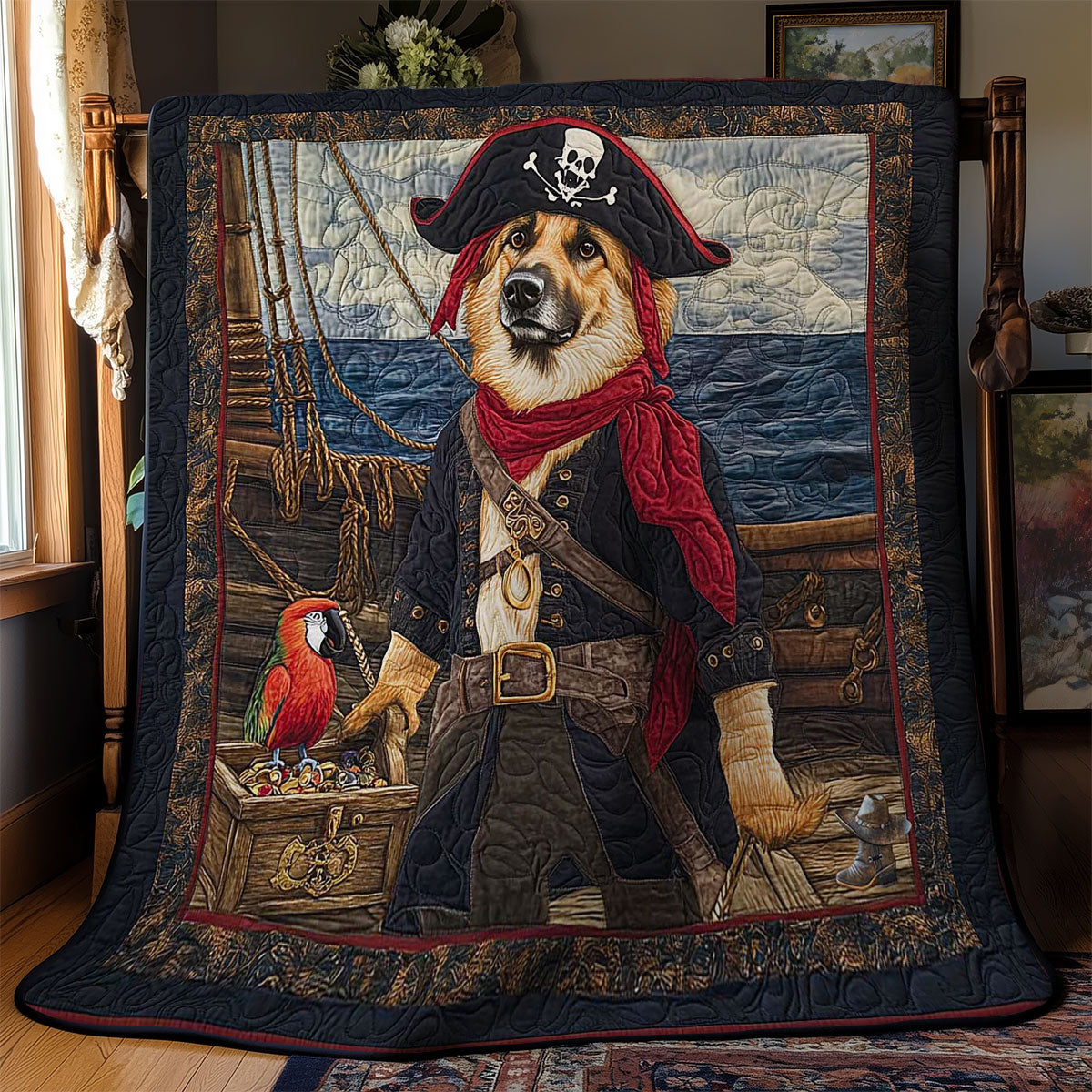 Sea Rover German Shepherd WN0811037CL Quilt