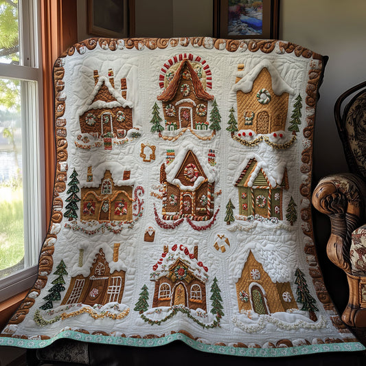 Gingerbread House WX0212022CL Quilt