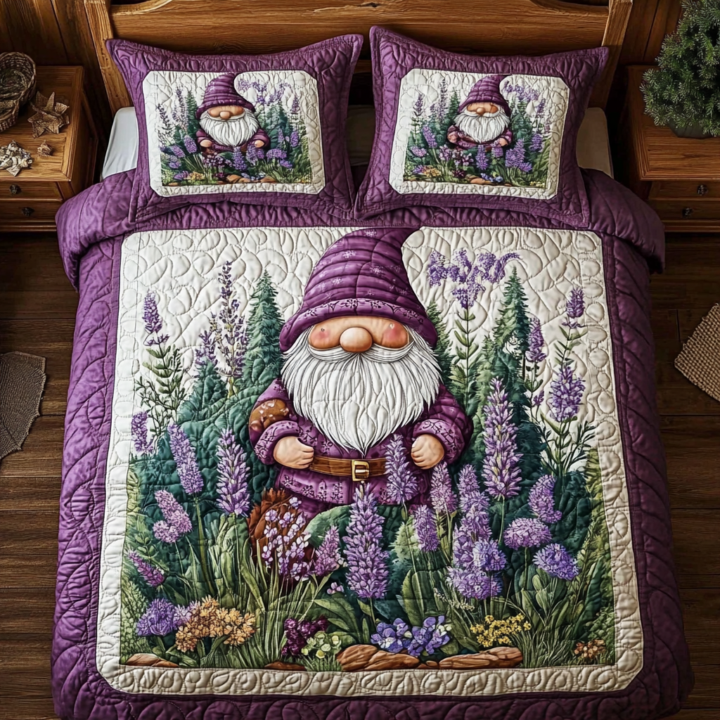 Gnome In Valender Garden WY0301013CL Duvet Cover Set