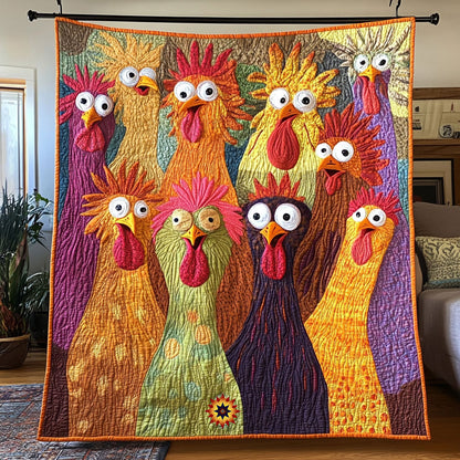 Chicken Gang WU2410035CL Quilt