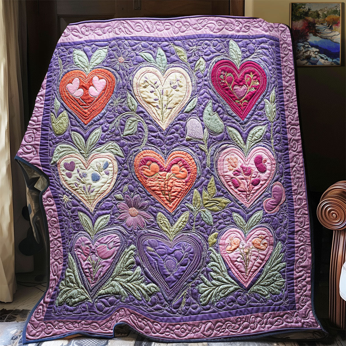 Violet Embrace YR2001001CL Quilt