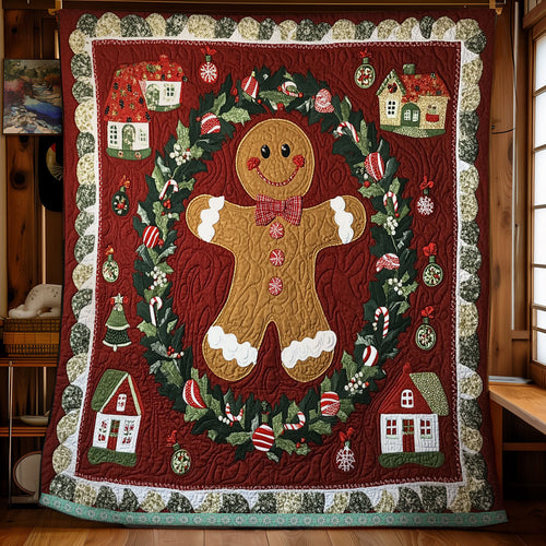 Gingerbread Christmas WX1211022CL Quilt