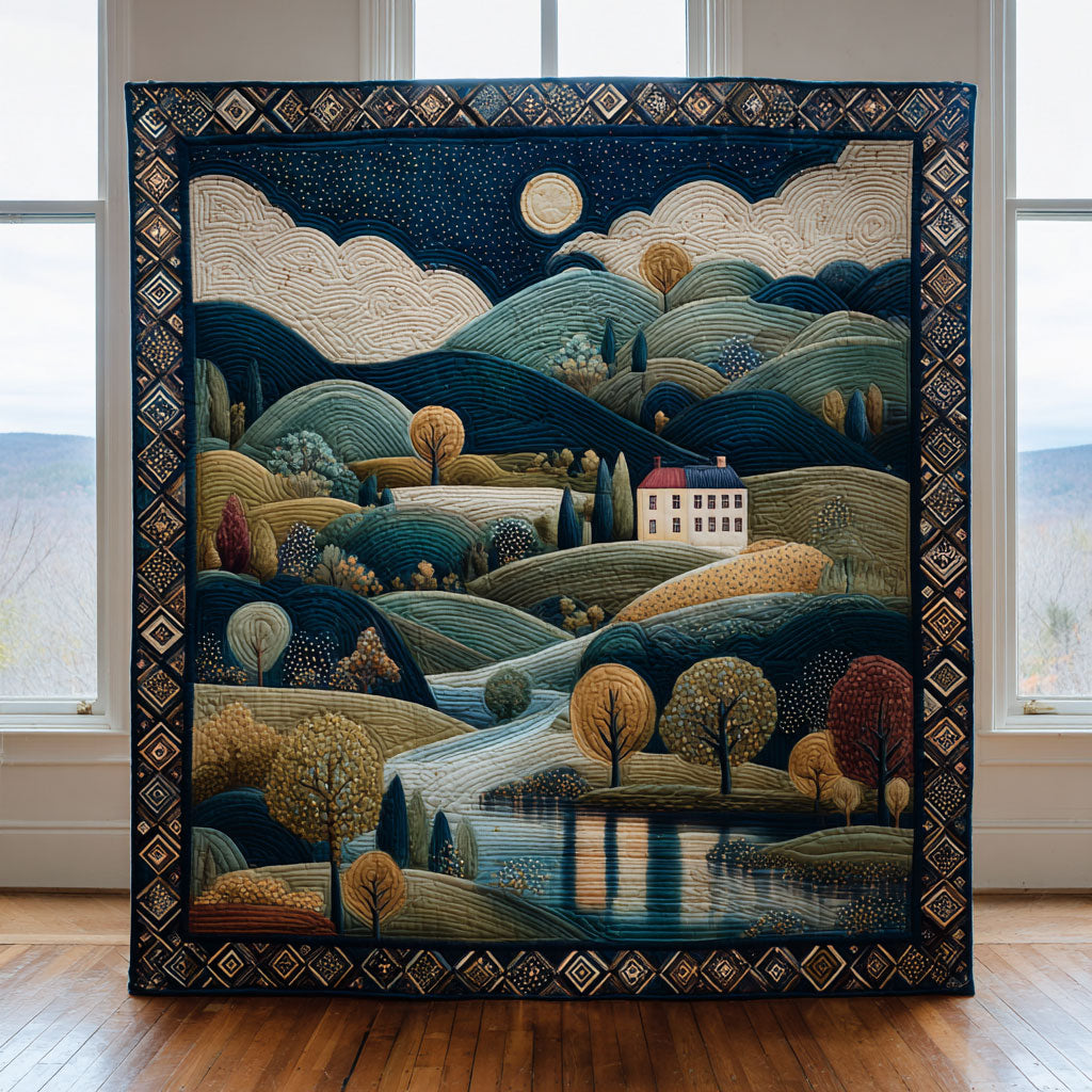 Moonlit Hills Symphony CW1208040CL Quilt