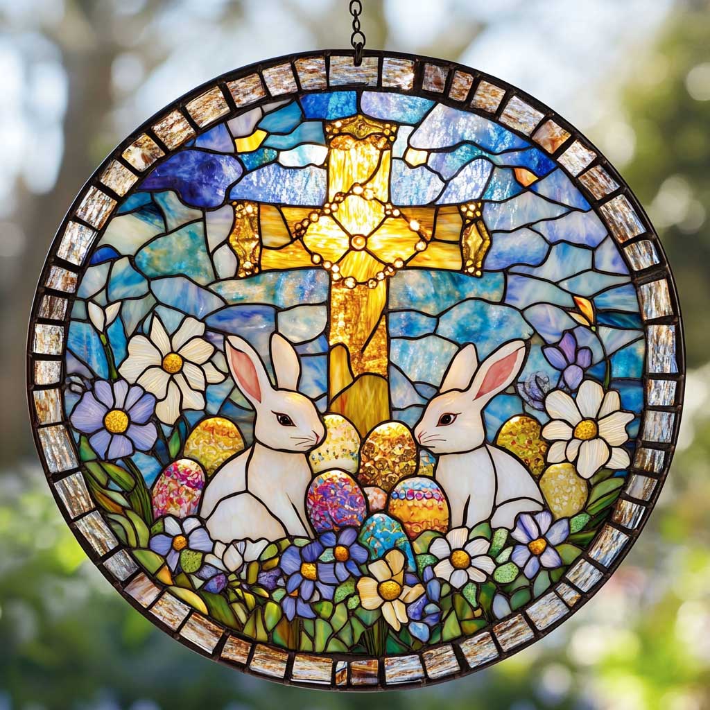 Easter Rabbit WN0402012CL Suncatcher