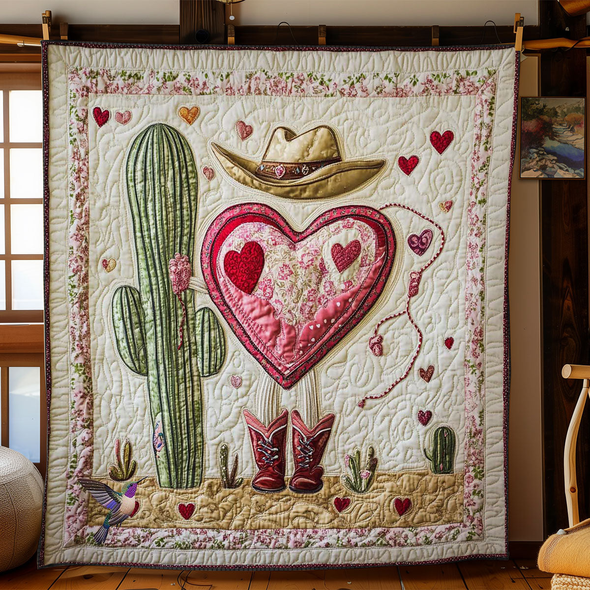 Cowboy Valentine WN0412051CL Quilt