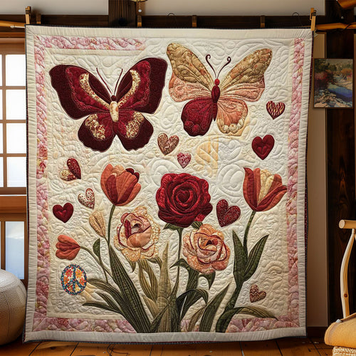 Butterfly In Bloom WN0712002CL Quilt