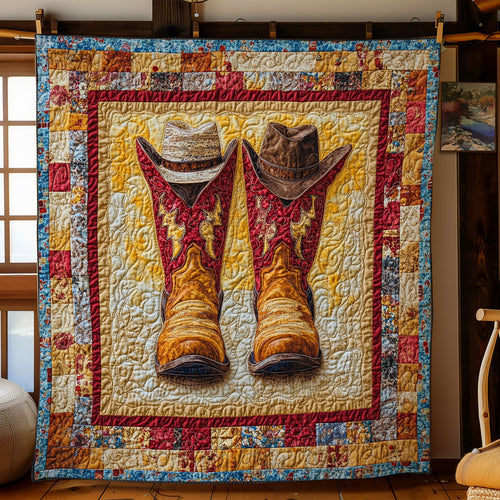 Fire Cowboy WY1502038CL Quilt