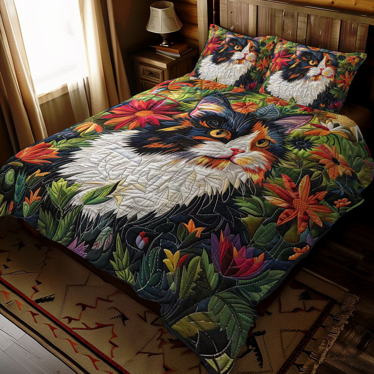 Flower Cat WJ2309032CL Duvet Cover Set