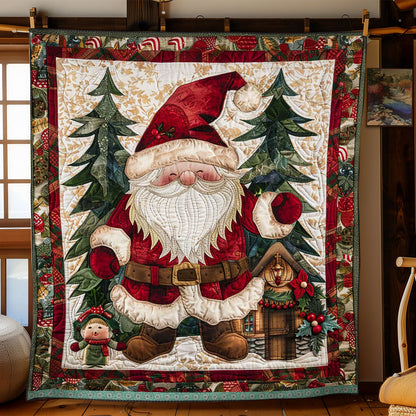 Santa Gnome WJ1309021CL Quilt