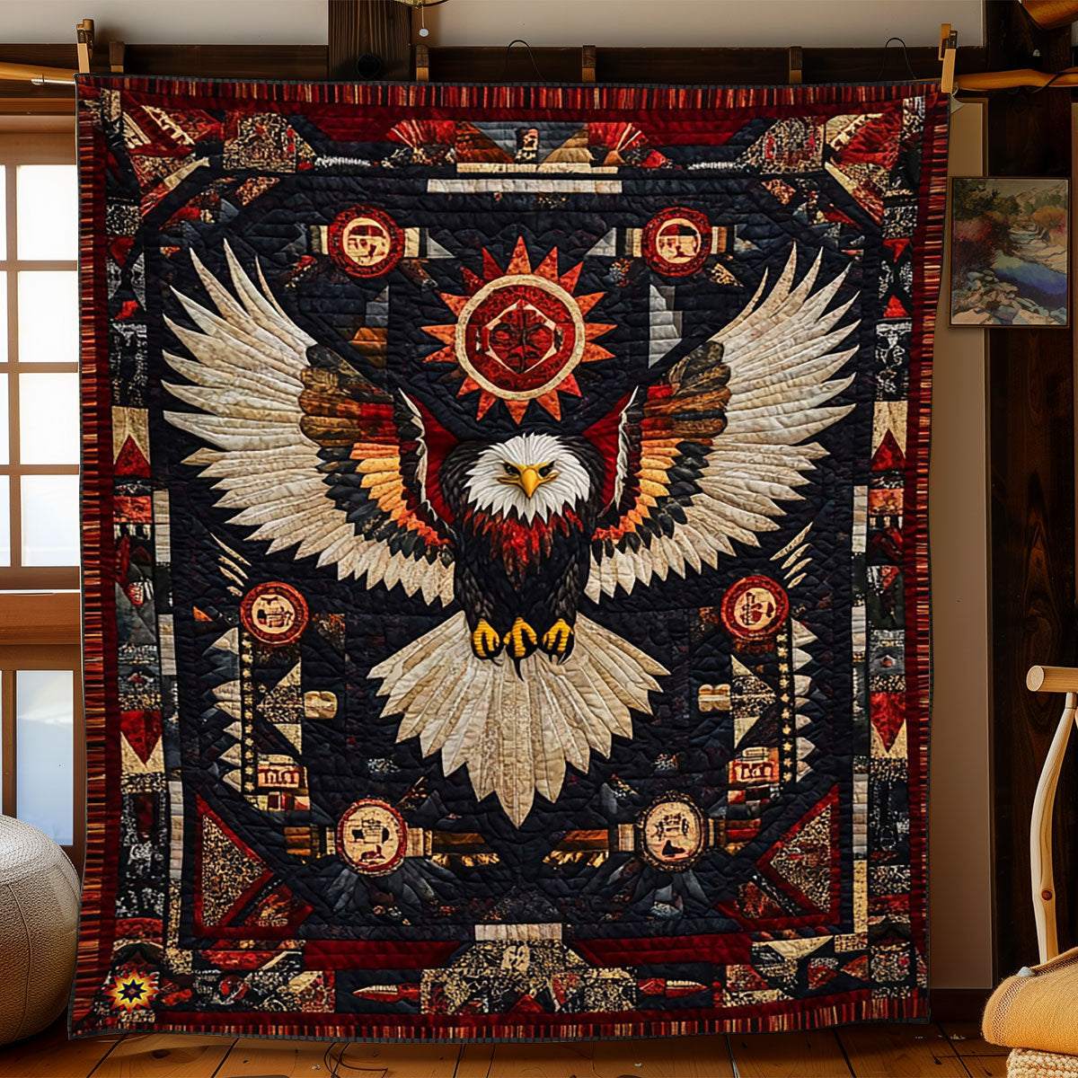 Eagle Native American WJ2312011CL Quilt