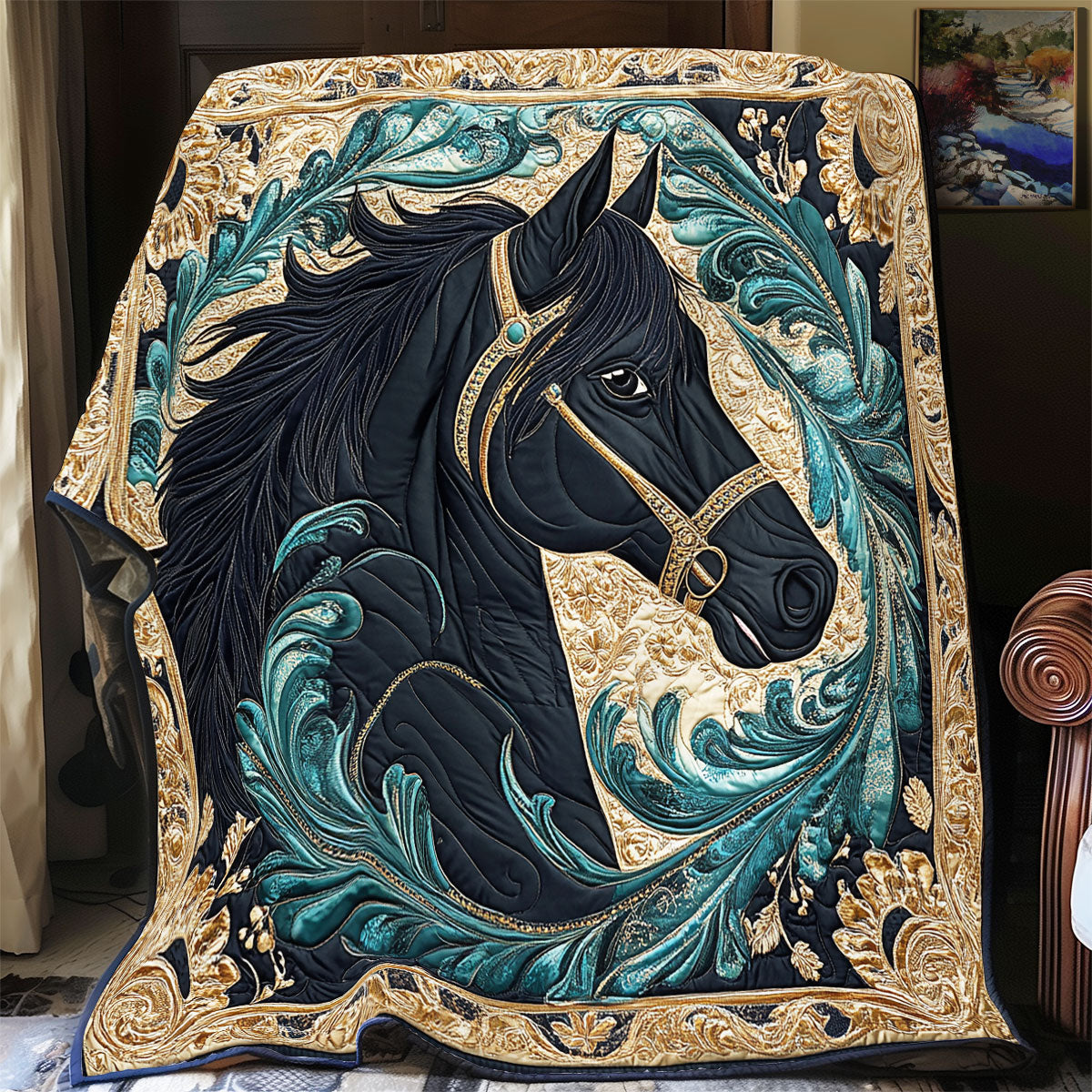 Elegant Horse WX2712017CL Quilt