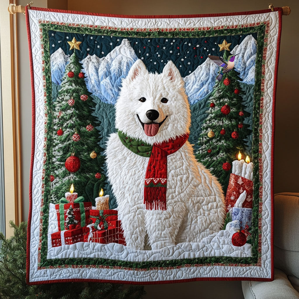Happy Samoyed WX2610015CL Quilt