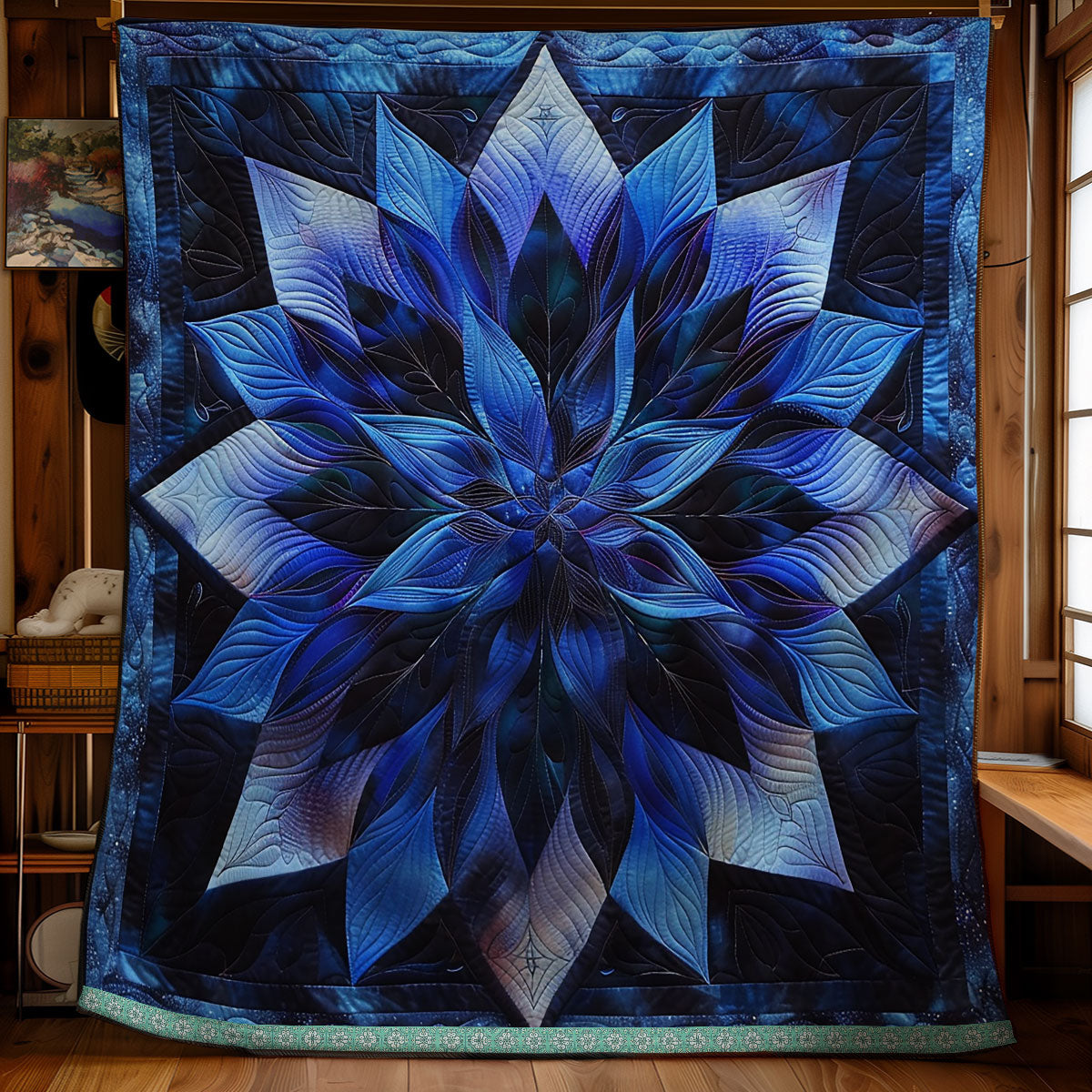 Celestial Blue Harmony WN1319048CL Quilt