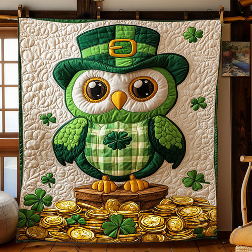 Patrick’s Lucky Owl WJ0901019CL Quilt