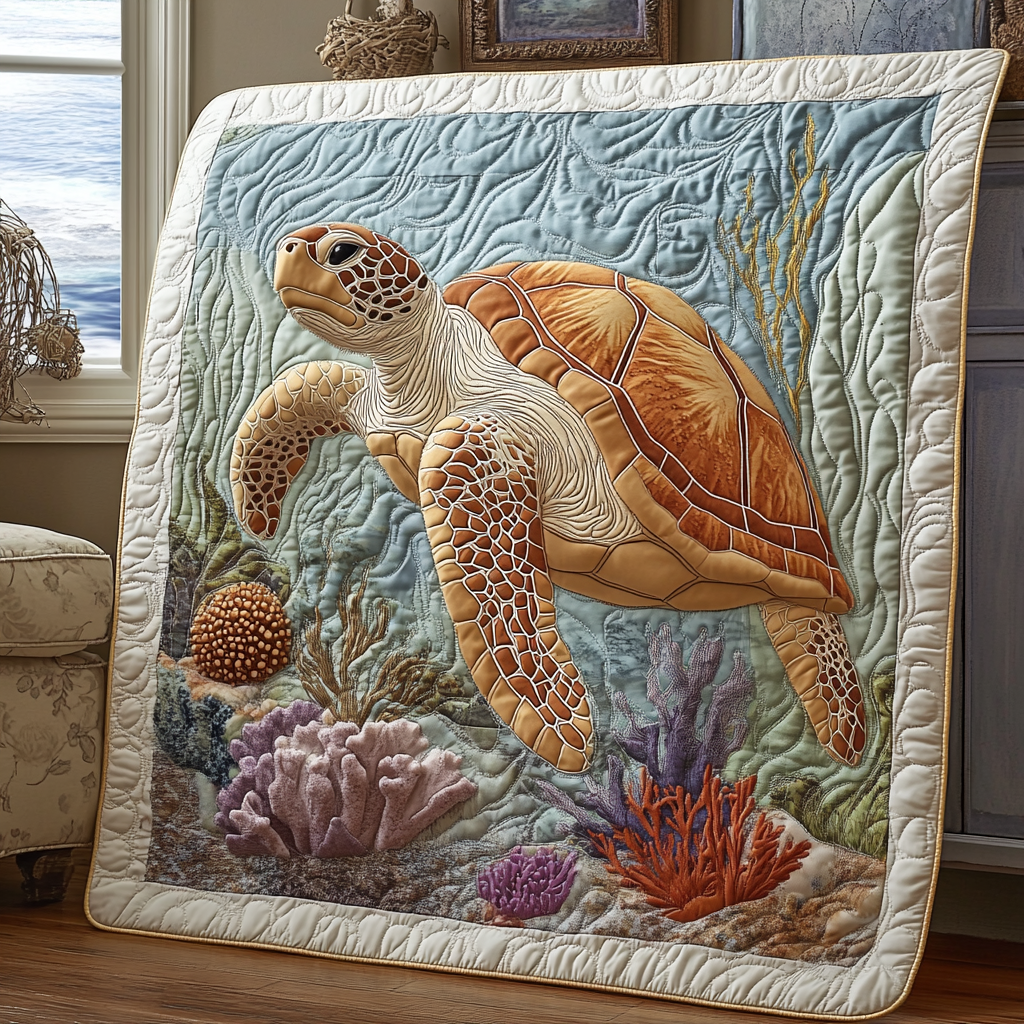 Graceful Turtle WG1301027CL Quilt