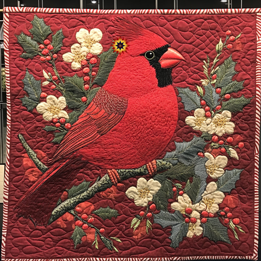 Gorgeous Cardinal WU0411029CL Quilt