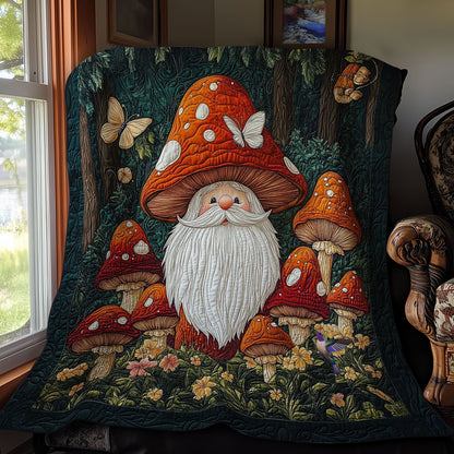 Mushroom Gnome WY2311038CL Quilt