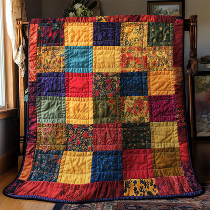 Colorful Square WY1202085CL Quilt