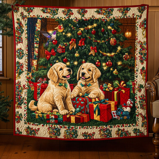 Golden Christmas WX0511015CL Quilt