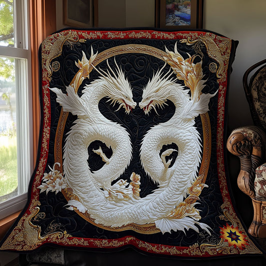 Couple White Dragon WY0512035CL Quilt