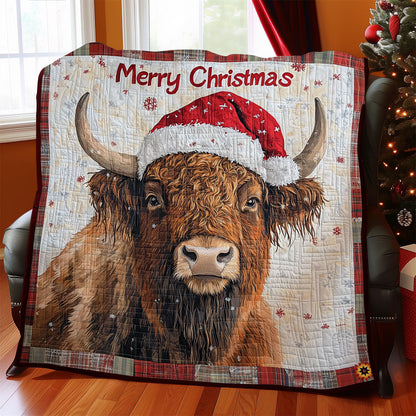 Santa Bison WY1211040CL Quilt