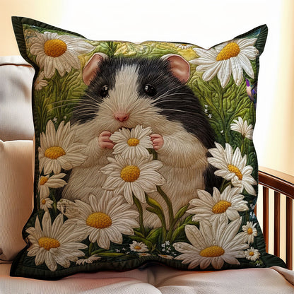 Flower Hamster WY0412117CL Quilt Pillow Case