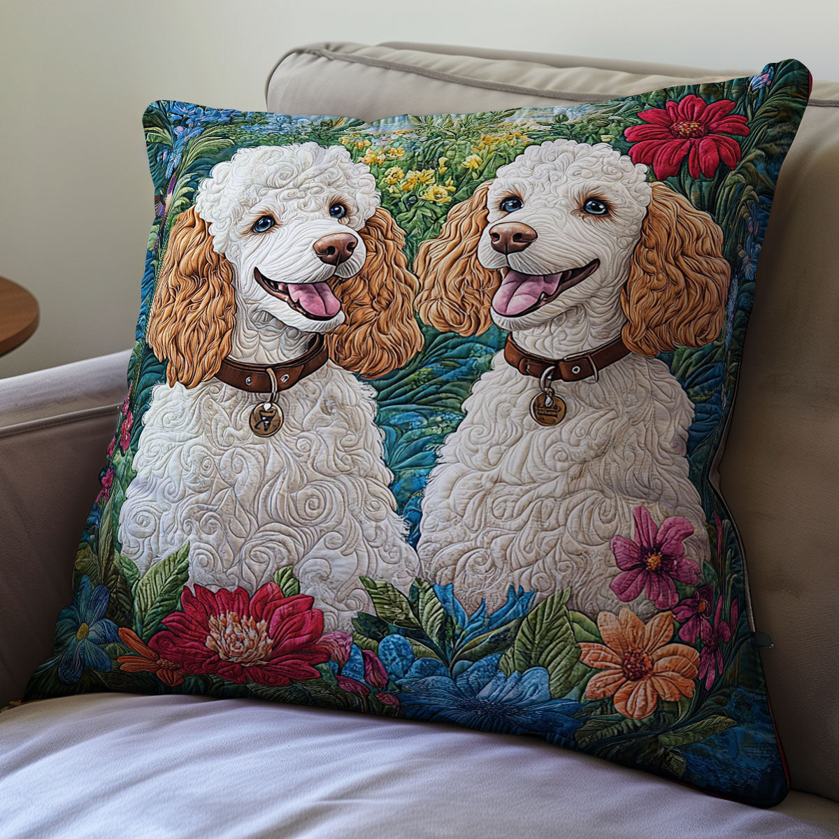 Couple Dog WY0312108CL Quilt Pillow Case