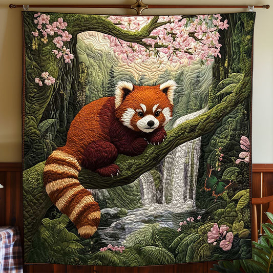 Forest Red Panda WP2312021CL Quilt