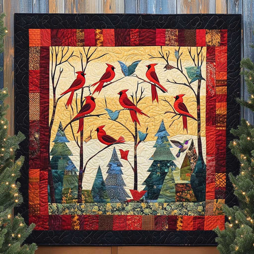 Cardinal's Quiet Perch WN0910026CL Quilt