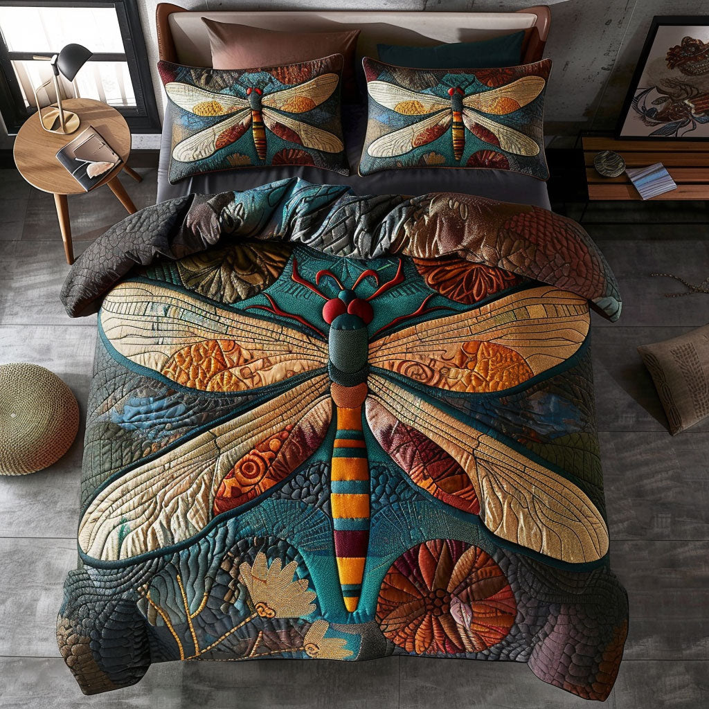 Earthy Dragon Fly CP1405015CL Duvet Cover Set