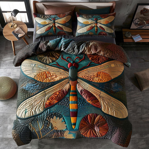 Earthy Dragon Fly CP1405015CL Duvet Cover Set