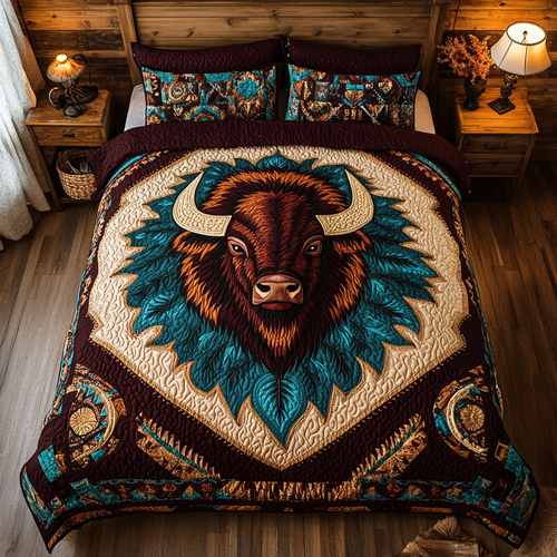 Rustic Bison Elegance YR0901007CL Duvet Cover Set