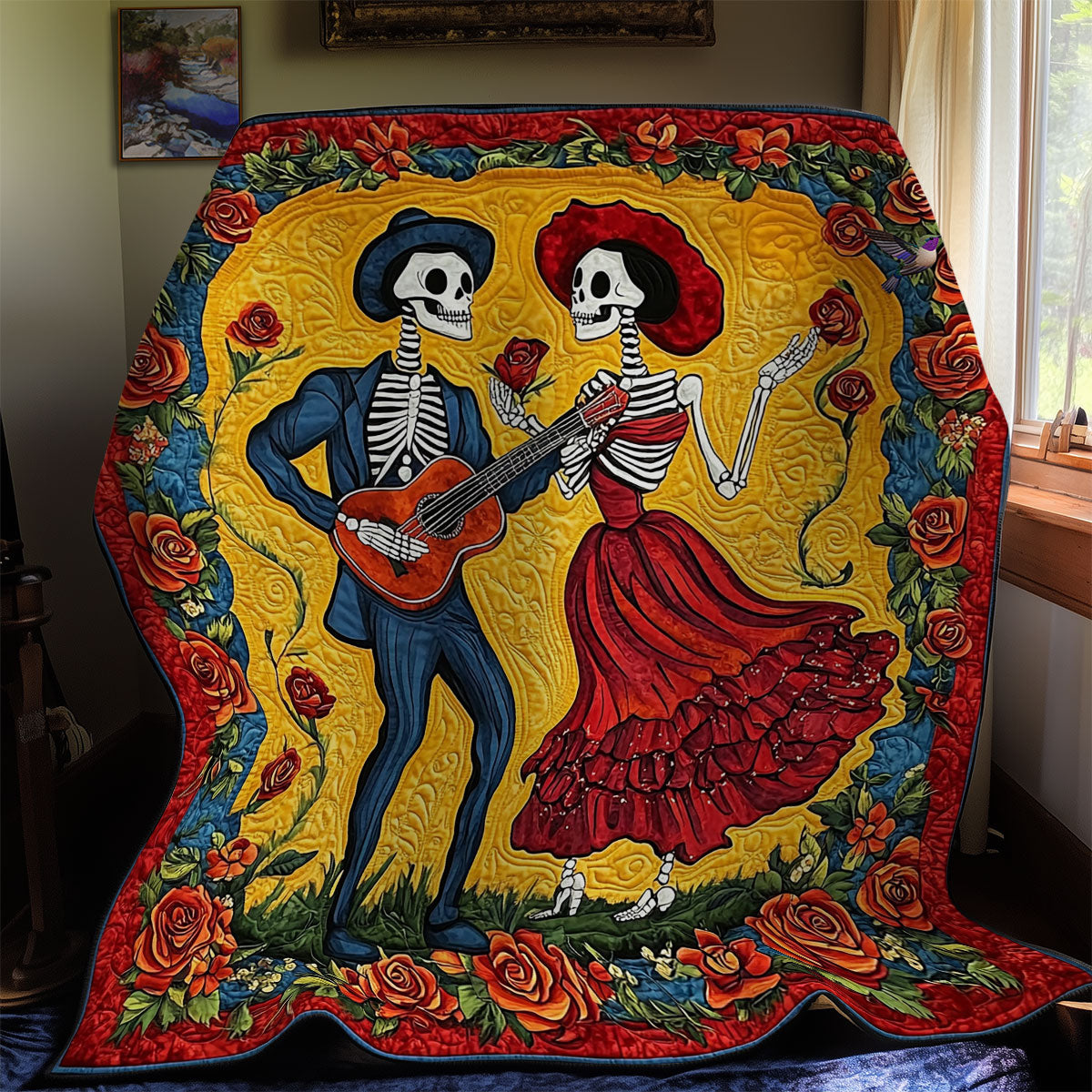 Dia De Los Muertos WY2011021CL Quilt