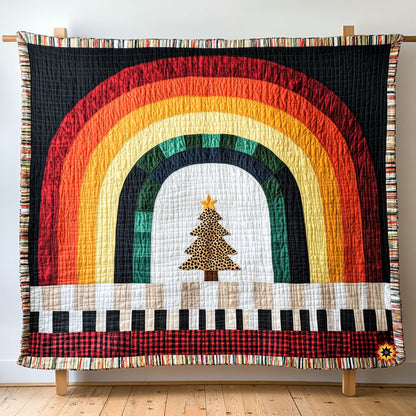 Rainbow And Christmas Tree WY0411013CL Quilt