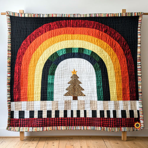 Rainbow And Christmas Tree WY0411013CL Quilt