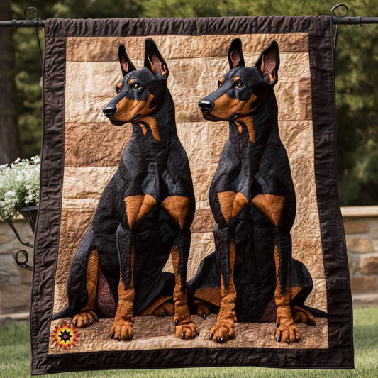 Doberman WU1812006CL Quilt