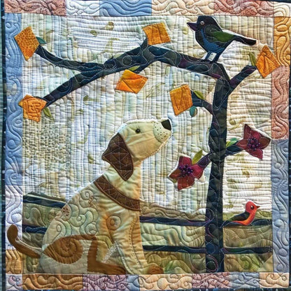 Dog And Bird WJ3007025CL Quilt