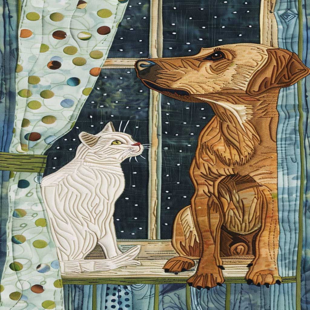 Dog And Cat WJ2907019CL Quilt