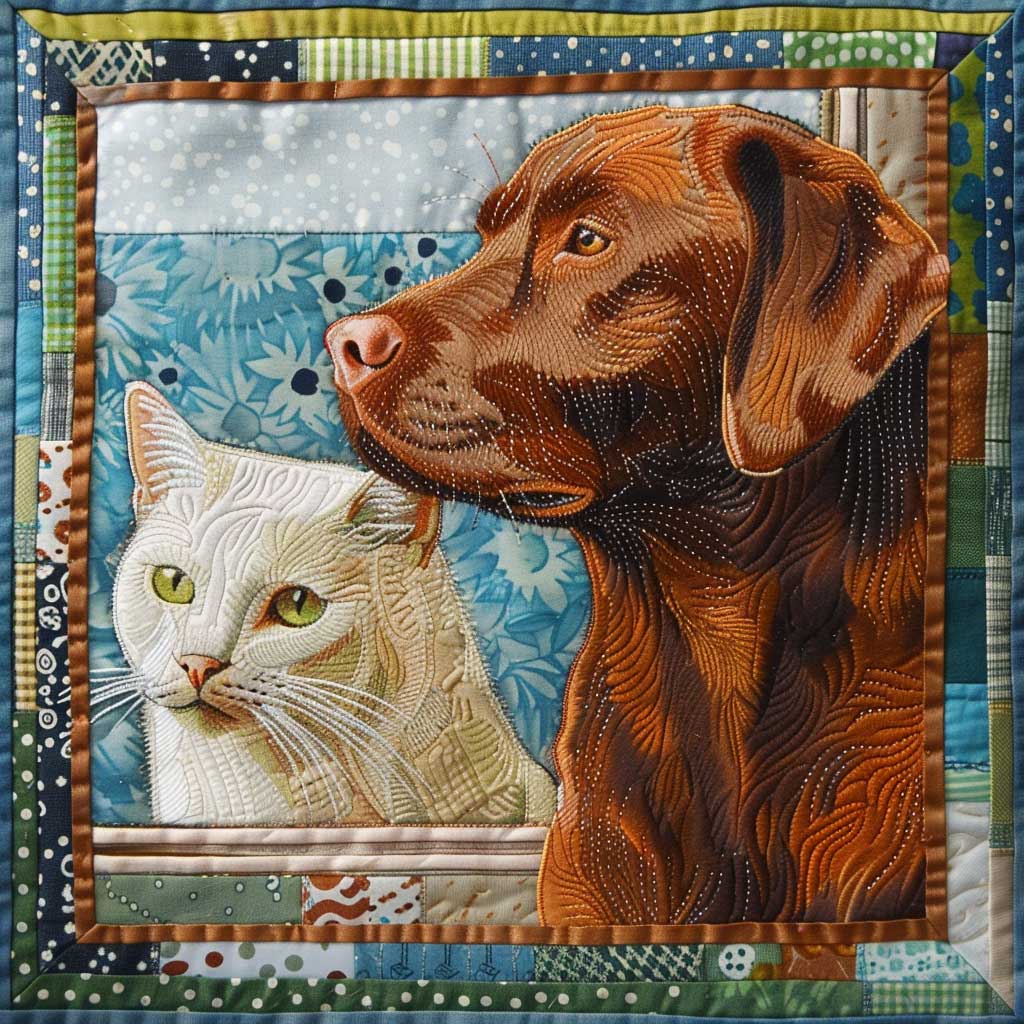 Dog And Cat WJ2907020CL Quilt