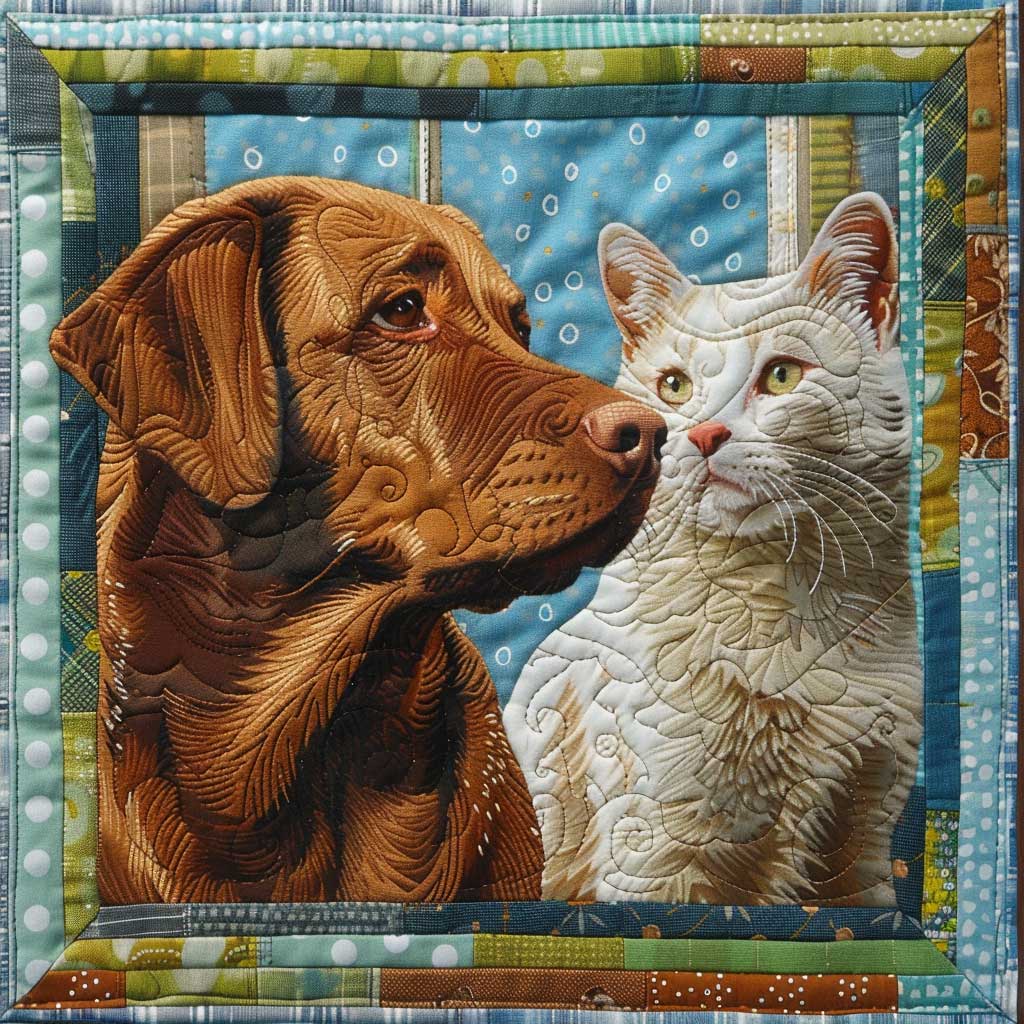 Dog And Cat WJ3007029CL Quilt