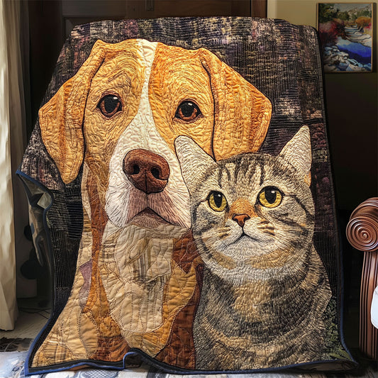 Dog And Cat WU2612023CL Quilt