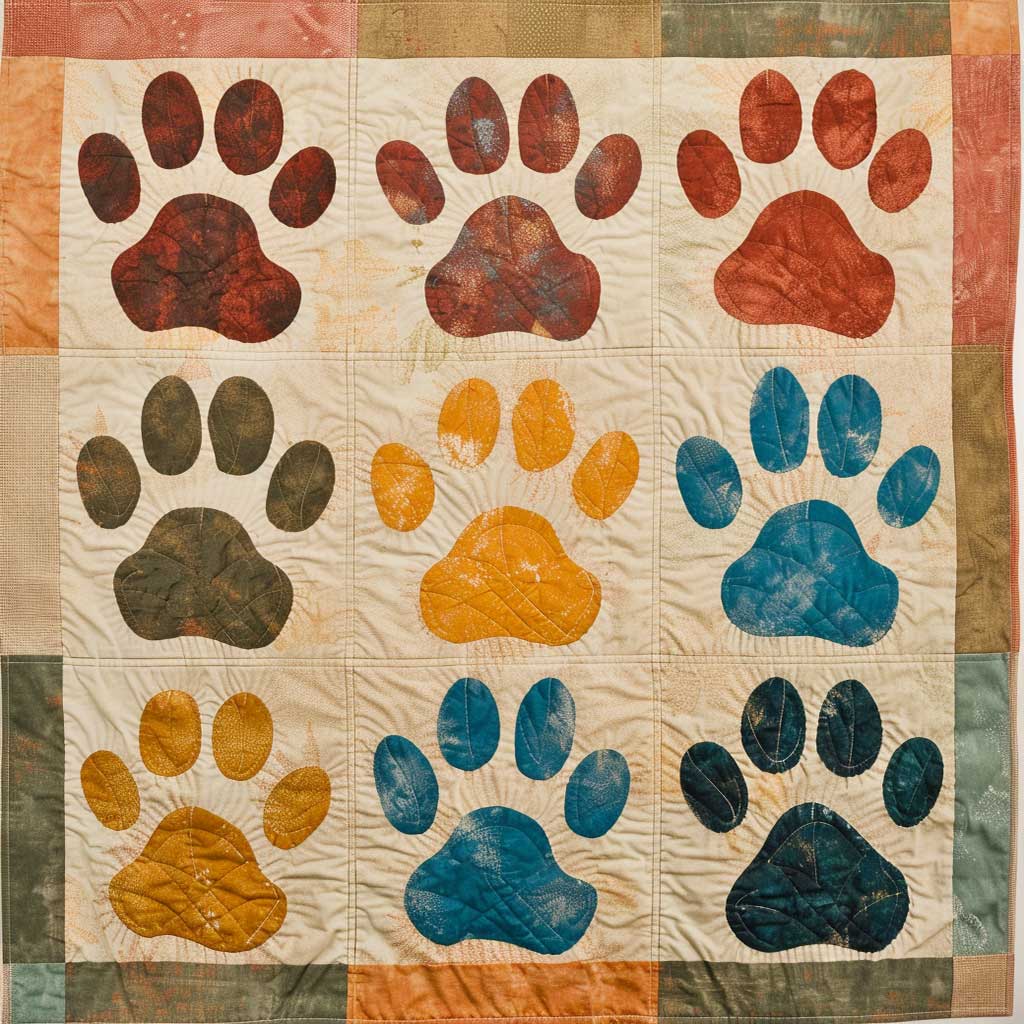 Dog Paws WJ2307016CL Quilt